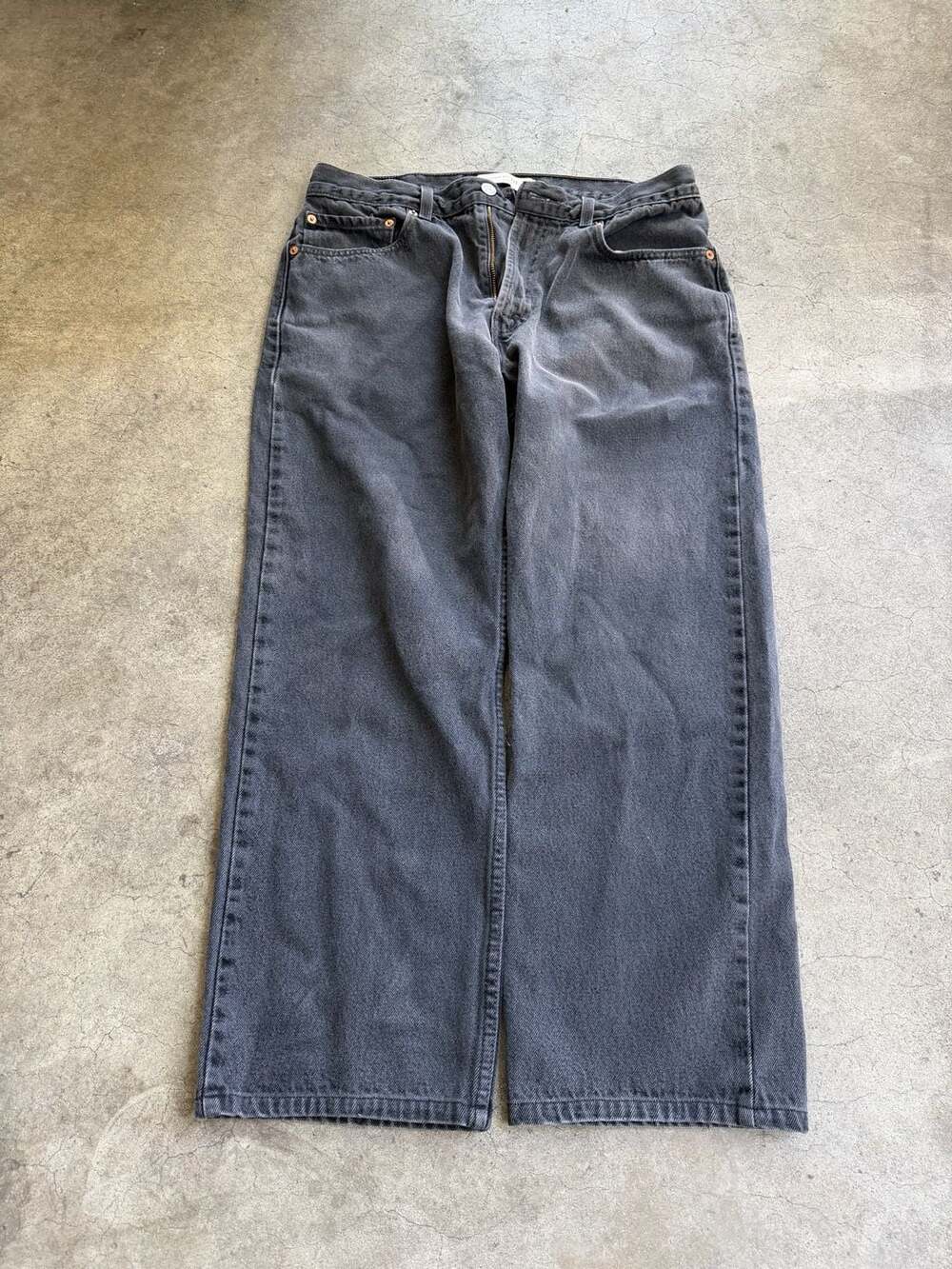 Levi's 505 Regular Fit Jeans 34x32 Black